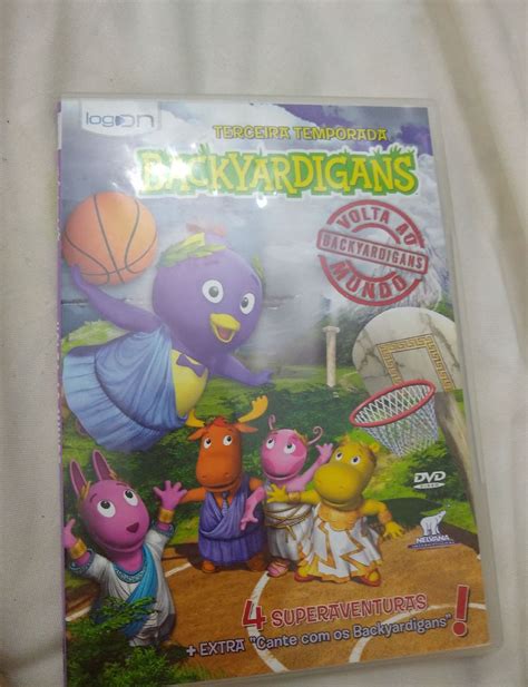 Dvd Backyardigans Original Volta Ao Mundo Filme E Série Dvd