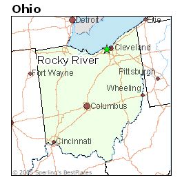 Rocky River Ohio Map - Amargo Marquita