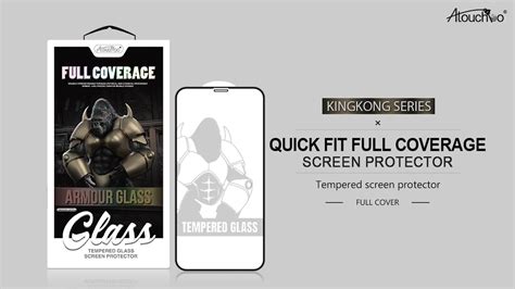 Atouchbo Full Cover King Kong 3d Screen Protector Tempered Glass For