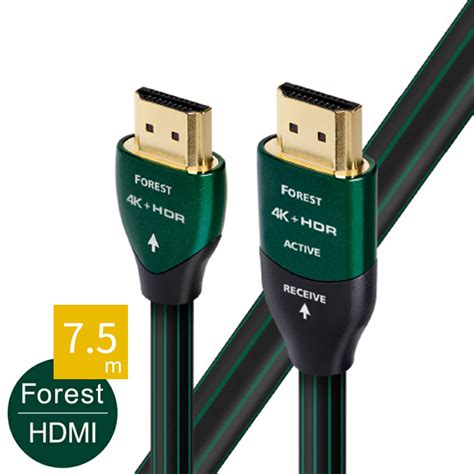 audioquest HDMI Forest 7 5mHDMI FOR 7 5MA4KHDR対応Active HDMIケーブル