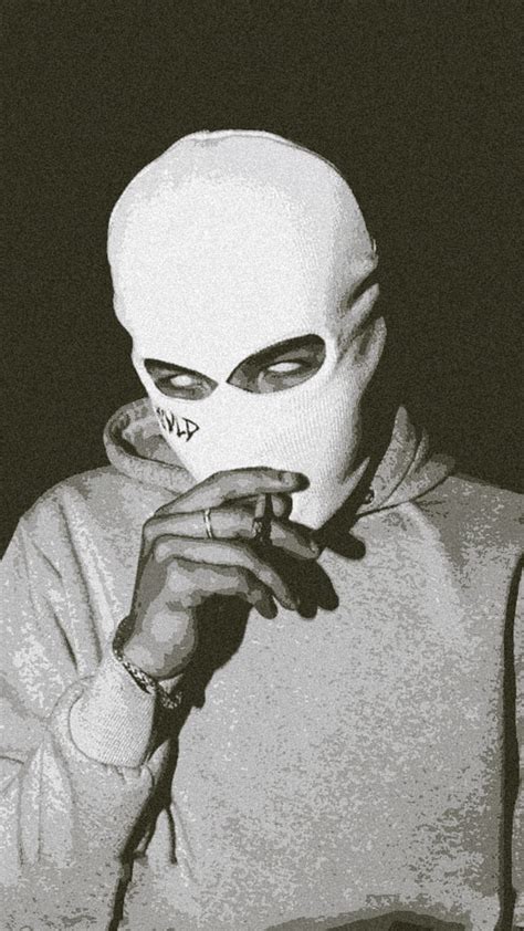 Gang 2021 Bw Chaos Cigaret Gangster Mask Og Real White Hd