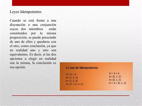 Leyes De Algebra Proposicional Ppt Descarga Gratuita