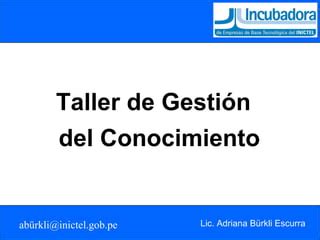 Gesti N Del Conocimiento 12 PPT