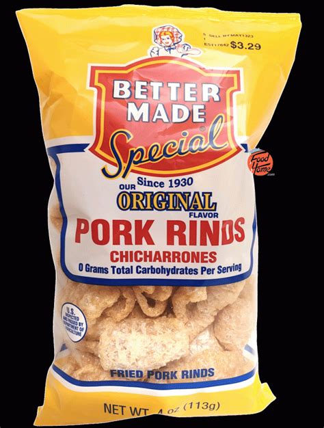 Better Made Original Pork Rinds Chicharrones Other Snacks Better