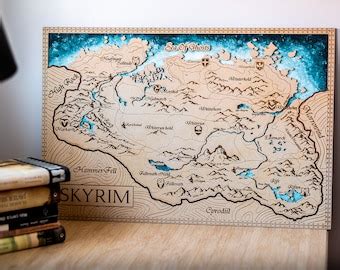 Topographical Map Of Skyrim Washlito