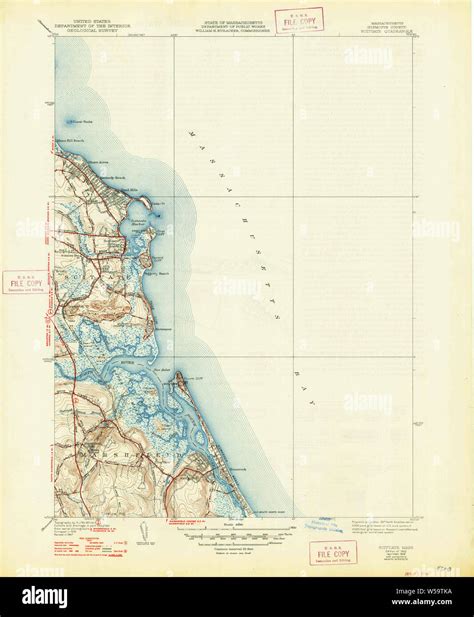 Massachusetts USGS Historical Topo Map MA Scituate 352154 1940 31680