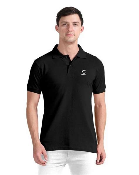 Cotton Men Plain White Collar T Shirt Polo Neck At Rs 165 Pcs In