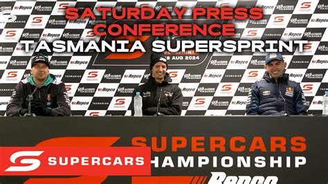 Saturday Press Conference Ned Whisky Tasmania Supersprint