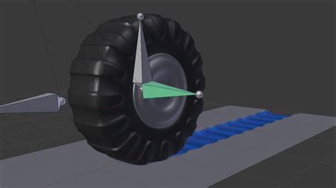 Tutorial Wheel Rigging Animation Dynamic Displacement Blender 2