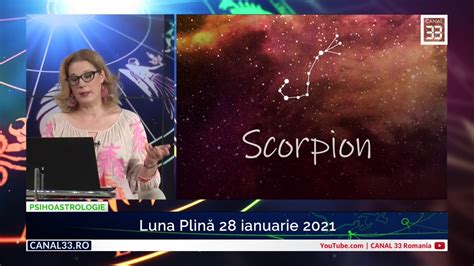 Horoscop Luna Plin Ianuarie Cu Camelia P Tr Canu Youtube