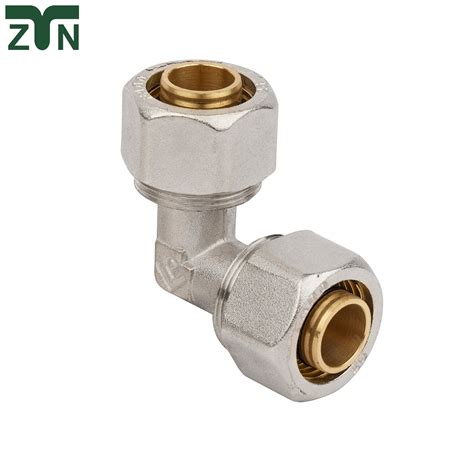 Male Elbow Coupling Brass Compression Fittings For Pex Al Pex Pipe