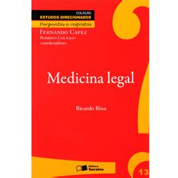 Livro Medicina Legal Perguntas E Respostas Cole O Estudos