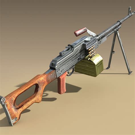 3d russian pkm model