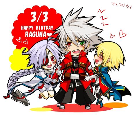 Ragna The Bloodedge Nu 13 And Jin Kisaragi Blazblue Drawn By Shama