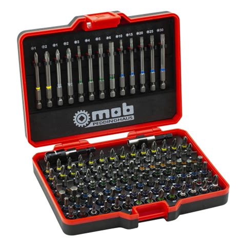 Coffret d embouts de vissage 113 pièces MOB Bricozor