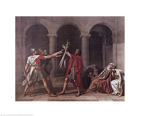 Oath of the Horatii Fine Art Print by Jacques-Louis David at ...