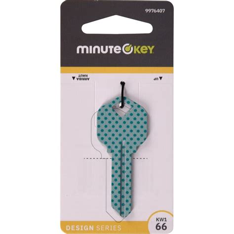 Minute Key Multicolor 66 Kw1 Brass Houseentry Key Blank In The Key