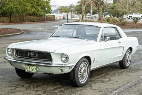 For Sale 1968 Ford Mustang Coupe Diamond Blue 289ci V8 3 Speed Auto