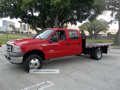 2005 Ford F350 Crewcab 12 Flatbed 4x4 Superduty Florida