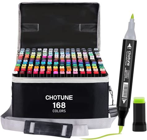 Chotune Couleurs Marqueurs Alcohol Permanent Markers Set Stylos