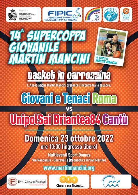 Supercoppa Di Basket Giovanile In Carrozzina A San Marino Il Ottobre