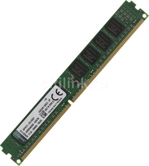 Характеристики Оперативная память Kingston KVR16N11S6A/2-SP DDR3 - 2ГБ ...