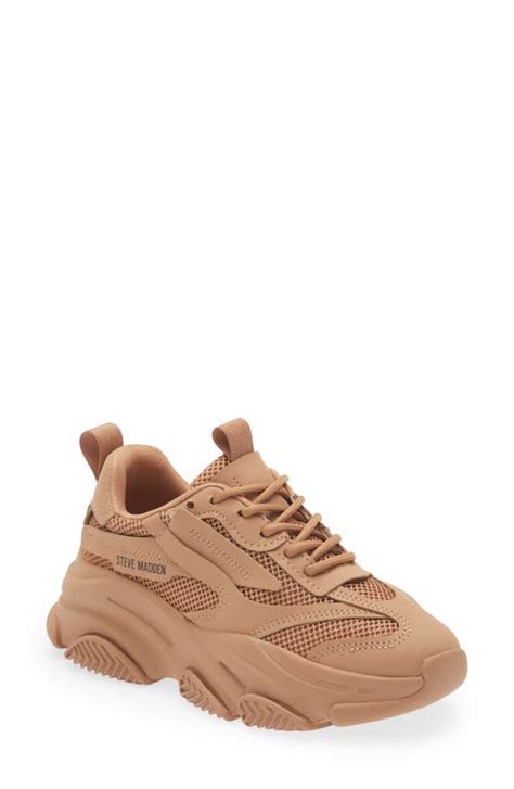 Steve Madden Possession Sneaker In Almond At Nordstrom Size 7