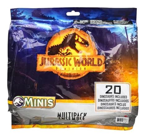 Jurassic World Dominion Multipack 20 Dinosaurios Mini Mattel Envío gratis