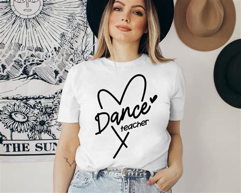 Dance Teacher Svg Dancer Svg Dance Teacher T Teacher Etsy