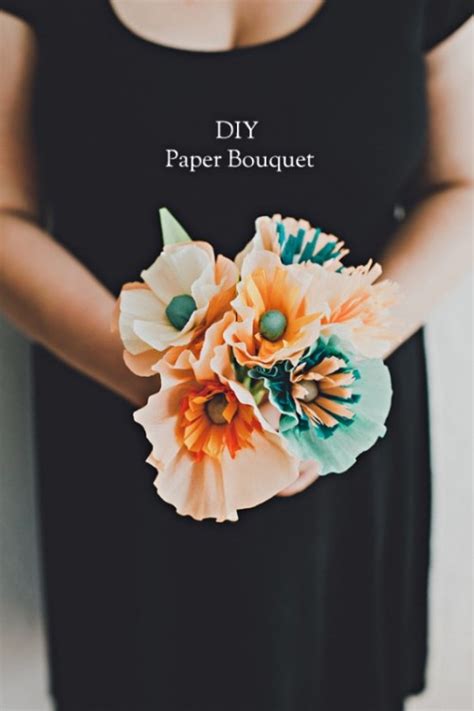 Pretty Diy Crepe Paper Wedding Flowers Weddingomania