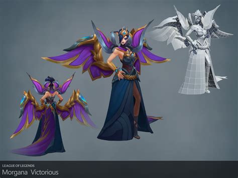 Artstation Morgana 3d Skins For League Of Legends Dragonfly Studio