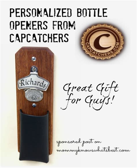 Holiday Gift for Men: Personalized Bottle Openers