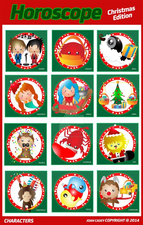 Horoscope Christmas Edition by Keichii-chan on DeviantArt