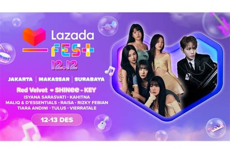 Tiket Sudah Bisa Dibeli Konser Musik Lazada Fest 12 12 Hadirkan Red