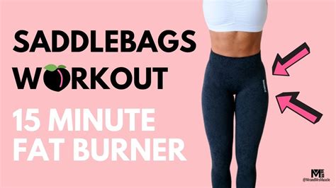 Saddle Bag Workout 15 Min Fat Burn Best Outer Thigh Workout Mr And Mrs Muscle Youtube