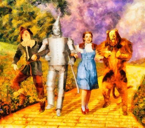 The Wizard of Oz Cast Painting by Esoterica Art Agency - Pixels