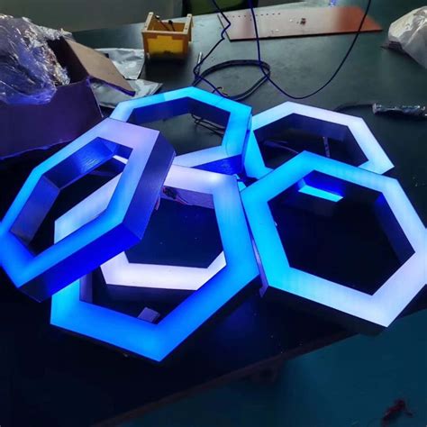 Diy Hexagon Ws2811 Ic 18 Leds X6 Rgb Full Color Strip Combination