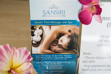 Sansiri Port Melbourne Massage Thai Massage Book Online Bookwell