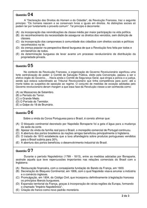 Atividades De HistÓria 8° Ano Avaliacoes Provas Testes Imprimir Xii