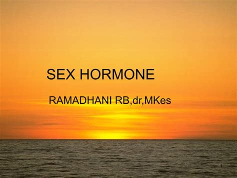 Sex Hormone Ppt