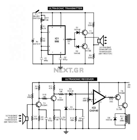 Ultrasonic Sensor Circuit Diagram Wiring Flow Schema