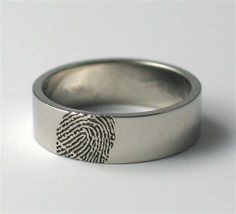 Обручальные кольца с отпечатками пальцев Alisa-art