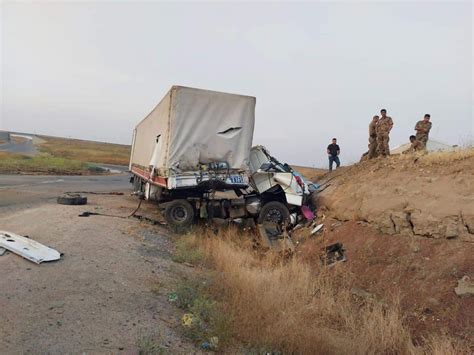 صوت العراق حادث سير مفجع في زاخو