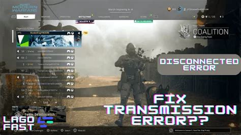 Call Of Duty How To Fix Warzone Transmission Error