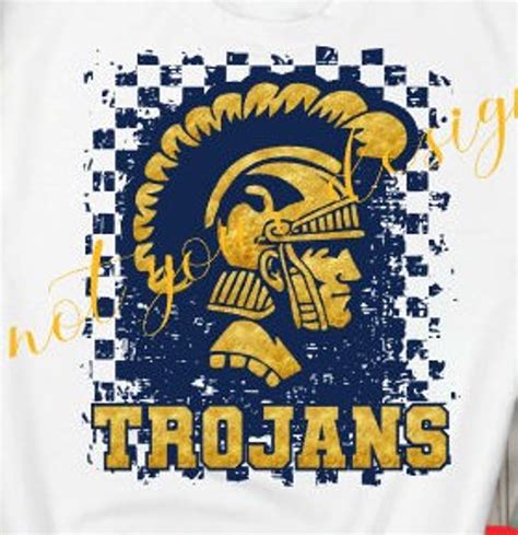 Trojans Mascot Digital Design 300 DPI PNG - Etsy