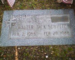 Walter Jack Schultz 1955 1988 Mémorial Find a Grave