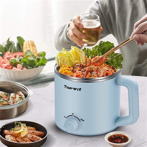 Topwit 1 6l Electric Hot Pot Blue Money Saved Deals