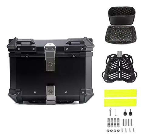 Caja Moto Top Case Aluminio Baul Trasero 45 L Meses Sin Intereses