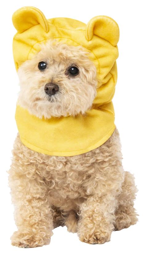 Pooh Bear Dog Headpiece Accessory - Pet Costume Center