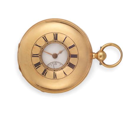 Lot 2217 An 18ct Gold Half Hunter Pocket Watch 1876